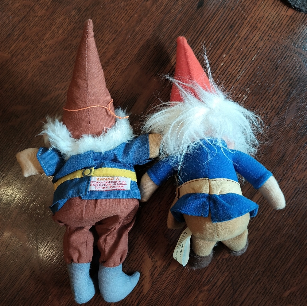Vintage Japanese Kamar Company Gnome Rubber & Plush Dolls - New Conditio w/Tags! - Picture 12 of 14